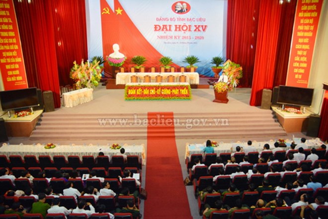 មហាសន្និបាតបក្សភាគនៅខេត្ត Bac Lieu ខេត្ត Soc Trang និងខេត្ត Lang Son អាណត្តិ២០១៥-២០២០